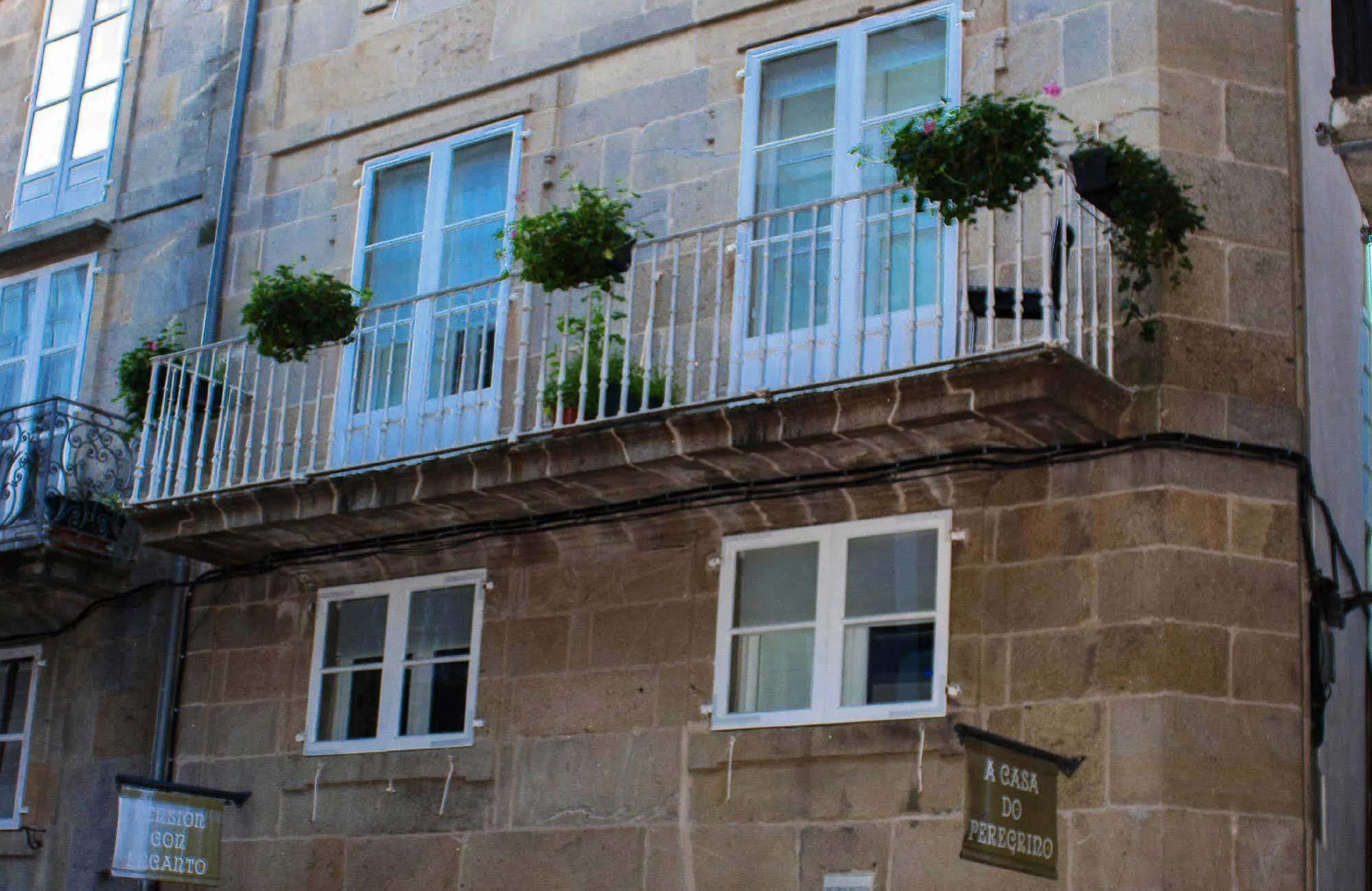 Pensión A Casa do Peregrino Santiago de Compostela Exterior foto